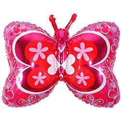 Шар 35х89 см Фигура, Бабочка Декор, Фуше