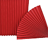 Веер-гармошка 180г/м 80 см, красный