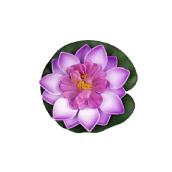 Плавающая раскрытая Лилия 10х10 см, сиреневый
