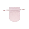 Мешочек велюровый 9,5х12,5 см, светло-розовый
