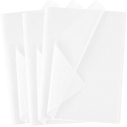 Бумага тишью односторонняя белая 76х50см, 500 листов 14г/м