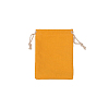Мешочек из искусственного льна 9х12 см, охра