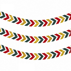 Гирлянда Стрела 7 см х 3 м ассорти № 6