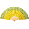 Веер для танцев 44х80см, желтый